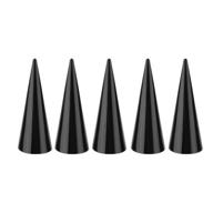 5pcs plastic finger cone ring stand - perfect jewelry rings display and organization solution! logo