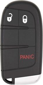 img 4 attached to Keyless2Go Replacement 3-Button Proximity Smart Key for Jeep Renegade M3N-40821302 735657526