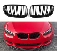 🏎️ e92 & e93 glossy black abs front replacement kidney grill for bmw 3 series, 2010-2013 logo