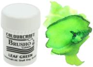 vibrant leaf green: explore 🌿 the versatility of brusho crystal colour 15g logo