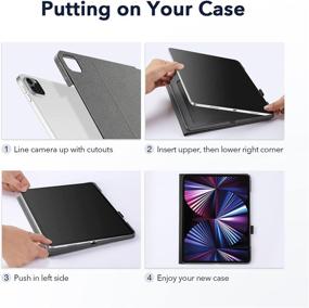 img 2 attached to ESR Folio Case Compatible With IPad Pro 11 Inch 2021 (3Rd Generation)