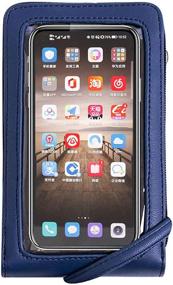 img 1 attached to 👜 Регулируемые блокирующие сумки и кошельки через плечо для сотового телефона: идеально подходит для женских сумок на плечо.