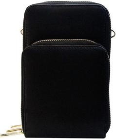 img 2 attached to 👜 Регулируемые блокирующие сумки и кошельки через плечо для сотового телефона: идеально подходит для женских сумок на плечо.