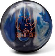 🎳 high-performance brunswick rhino reactive pre-drilled bowling ball - black/blue/silver pearl: unleashing power and precision! логотип