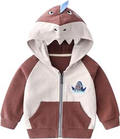 img 2 attached to LeeXiang Toddler Dinosaur Comfortable Sweatshirt Boys' Clothing : Fashion Hoodies & Sweatshirts