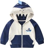 leexiang toddler dinosaur comfortable sweatshirt boys' clothing : fashion hoodies & sweatshirts logo