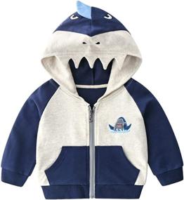 img 4 attached to LeeXiang Toddler Dinosaur Comfortable Sweatshirt Boys' Clothing : Fashion Hoodies & Sweatshirts