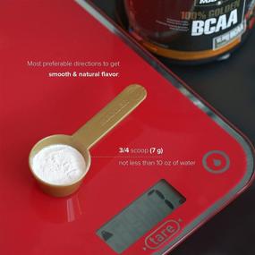 img 2 attached to 🍓 Мукция Maxler 100% Golden BCAA Powder: идеальный напиток для восстановления во время и после тренировки для быстрого восстановления мышц и наращивания сухой мышечной массы - 6 г растительных BCAA аминокислот - 60 порций - со вкусом клубники