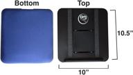 prop 'n go slim - adjustable angle ipad pillow for air, mini, pro, iphone & more (blue) logo