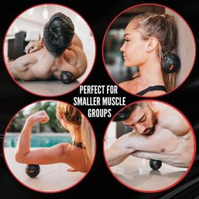 img 1 attached to 4KOR Fitness Ultimate Massage Balls - Physical Therapy Tools for Deep Tissue Trigger Point 🏋️ Myofascial Release - Back, Shoulder & Foot Muscle Massager Kit - Enhanced Gripping Mobility Rubber Balls