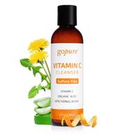 🍊 gopure vitamin c facial cleanser - face wash for all skin types - acne face wash, enhances skin brightness and smoothness - gentle face cleanser restores youthful skin for women and men - 6oz logo