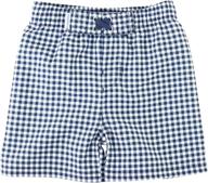 🩳 gingham trunks boys' swimwear - ruggedbutts baby toddler clothing logo