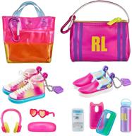 real littles - multicolor collectible micro sneaker & handbag with surprises! bundle exclusive (25339) logo