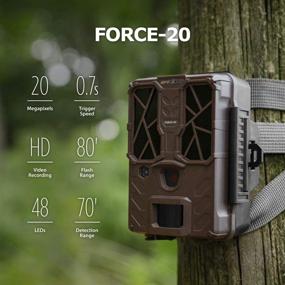 img 3 attached to 📷 SPYPOINT FORCE-20 Trail Camera 20MP HD Video with 48x High Power LEDs and Infrared Boost Technology for Exceptional Night Images, 80-foot Flash Range, Low Glow Backlit LCD Screen Setup
