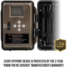 img 2 attached to 📷 SPYPOINT FORCE-20 Trail Camera 20MP HD Video with 48x High Power LEDs and Infrared Boost Technology for Exceptional Night Images, 80-foot Flash Range, Low Glow Backlit LCD Screen Setup