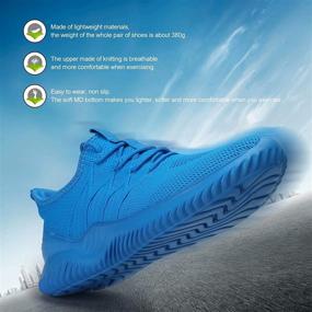 img 3 attached to Premium Lightweight 👟 Breathable Trainers for Running