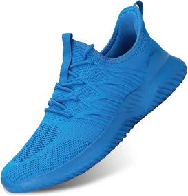 img 4 attached to Premium Lightweight 👟 Breathable Trainers for Running