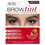 🔘 ardell brow tint in deep brown logo