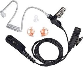 img 4 attached to HYS 2-Way Radio Earpiece Acoustic Coil Ear Tube Headset for Motorola XPR6000 XPR6500 XPR6550 XPR7000 XPR7550 XiR-P8200 XiR-P8268 Walkie Talkie with Enhanced Surveillance