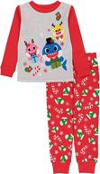 последние хлопковые пижамы nickelodeon с рисунками рождественских мотивов для мальчиков логотип