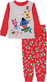 img 4 attached to Nickelodeon Seasonal Cotton Pajamas Christmas Boys' Clothing