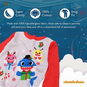 img 2 attached to Nickelodeon Seasonal Cotton Pajamas Christmas Boys' Clothing
