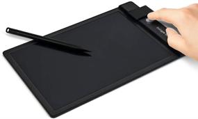 img 3 attached to 📝 8.5-inch LCD Writing Tablet with Instant Erase - Boogie Board Basics Reusable Writing Pad, Stylus Pen Included (Black)