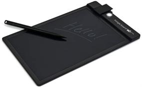 img 2 attached to 📝 8.5-inch LCD Writing Tablet with Instant Erase - Boogie Board Basics Reusable Writing Pad, Stylus Pen Included (Black)
