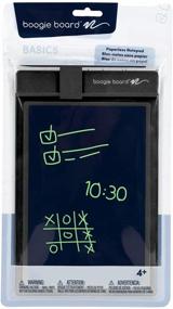 img 1 attached to 📝 8.5-inch LCD Writing Tablet with Instant Erase - Boogie Board Basics Reusable Writing Pad, Stylus Pen Included (Black)