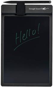 img 4 attached to 📝 8.5-inch LCD Writing Tablet with Instant Erase - Boogie Board Basics Reusable Writing Pad, Stylus Pen Included (Black)