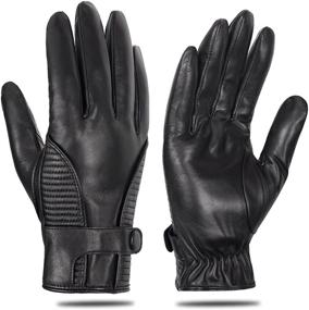 img 4 attached to 🧤 Experience Unmatched Comfort: FIORETTO Driving Motorcycle Touchscreen Cashmere