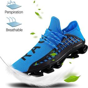 img 1 attached to DUORO Sneakers Breathable Athletic Lightweight Men's Shoes for Athletic