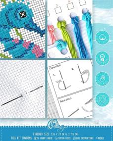 img 2 attached to 📚 DIY Cross Stitch Bookmark Kit - Seahorse Embroidery Set for Personalized Book Marker