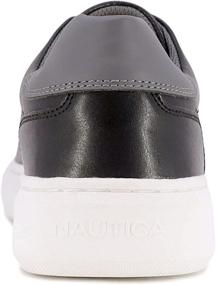 img 2 attached to Nautica Spindrift Elastic Classic Sneaker Black 8: Stylish and Comfortable Footwear for Every Occasion!