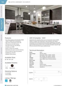img 3 attached to American Lighting 3LC2 16 WH 3 Complete Temperatures