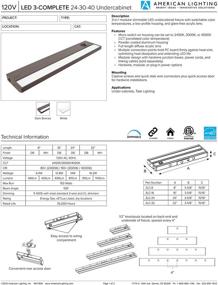 img 1 attached to American Lighting 3LC2 16 WH 3 Complete Temperatures