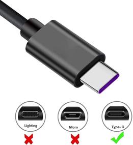 img 2 attached to 🔌 Type C USB Fast Charger Cable for JBL Charge 4, Pulse 4, Flip 5 - Power Supply Cord for Wireless Bluetooth Speakers, Headphones, and Earphones