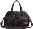 crossbody genuine leather vintage satchels women's handbags & wallets in satchels logo
