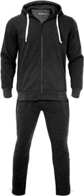 img 3 attached to Men's Tracksuit Set, Casual Athletic Sweatsuit for Jogging, 2-Piece Outfit