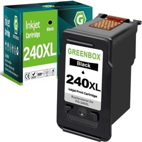 img 4 attached to 🖨️ Premium Quality GREENBOX Remanufactured 240XL Black Ink Cartridge for Canon PIXMA Printers - 1 Black