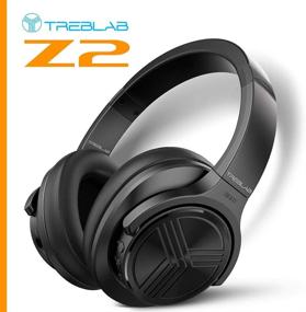 img 3 attached to 🎧 TREBLAB Z2 - Наушники Bluetooth на ушах: 35H аккумулятор, шумоподавление, микрофон, беспроводные для работы, путешествий, ТВ, ПК