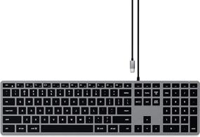 img 4 attached to 💡 Satechi Slim W3 Backlit Keyboard with Numeric Keypad – USB-C Connection – Compatible with 2021 MacBook Pro M1 Pro & Max, 2021 iMac, 2020 Mac Mini, 2020 MacBook Air – Illuminated Keys