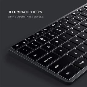 img 2 attached to 💡 Satechi Slim W3 Backlit Keyboard with Numeric Keypad – USB-C Connection – Compatible with 2021 MacBook Pro M1 Pro & Max, 2021 iMac, 2020 Mac Mini, 2020 MacBook Air – Illuminated Keys