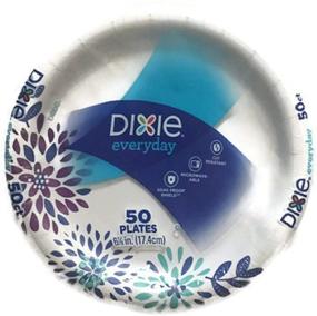 img 2 attached to 🍽️ Dixie Everyday Paper Plate & Bowl Bundle: Large (44 ct), Small (50 ct), and Bowl (38 ct)