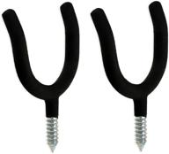 🔧 maximize storage with 2pc heavy-duty jumbo tool holder u-hooks: ideal for garden tools, shovels, rakes logo