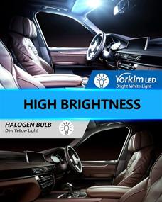 img 1 attached to Yorkim 194 LED Bulbs: Diamond White T10, 168, 🚗 2825, W5W - Car Interior, Marker, Map Lights (Pack of 2)