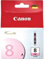 картридж canon cli-8 фото розовый (малиновый) чернильный бак совместим с моделями pro9000 и pro9000 mark ii. логотип