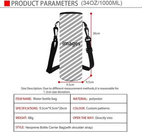 img 1 attached to Freewander Insulated Neoprene Carrier Dragonfly