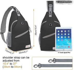 img 3 attached to Resistant Backpack Lightweight Crossbody Travel Backpacks and Casual Daypacks