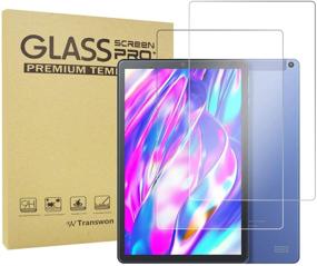 img 4 attached to 📱 Transwon 【2-Pack】 Защитное стекло для экрана для планшетов VANKYO MatrixPad S21, DUODUOGO T30 Pro, AOYODKG TAB-A1, GOWIN P8, DUODUOGO G12, Aitszon/OUZRS/DICEKOO 10-дюймового планшета, планшета S11 Pro 10.1 – Улучшенный SEO.